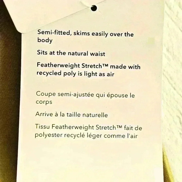 Athleta Brooklyn Heights Vienna Slim Pants Tapestry Gold Size 22 NWT - Picture 11 of 16